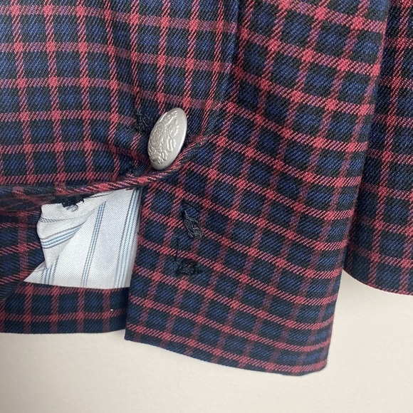 Riley & Rae Mini-checkered Blazer Size 4 - Picture 8 of 12